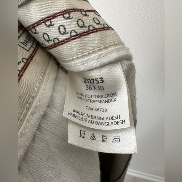 Haggar Khaki Pants - Tan - Flat Front - Pockets - Size:36x30 - Picture 10 of 11